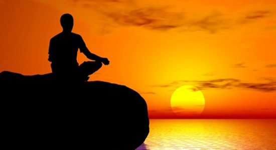 yoga - sunset meditation