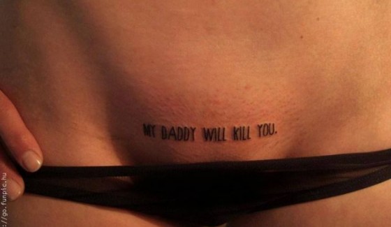 daddy will you tatoo