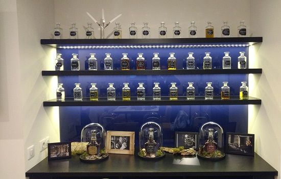 Mise en scène Jack Daniel's Musée du parfum